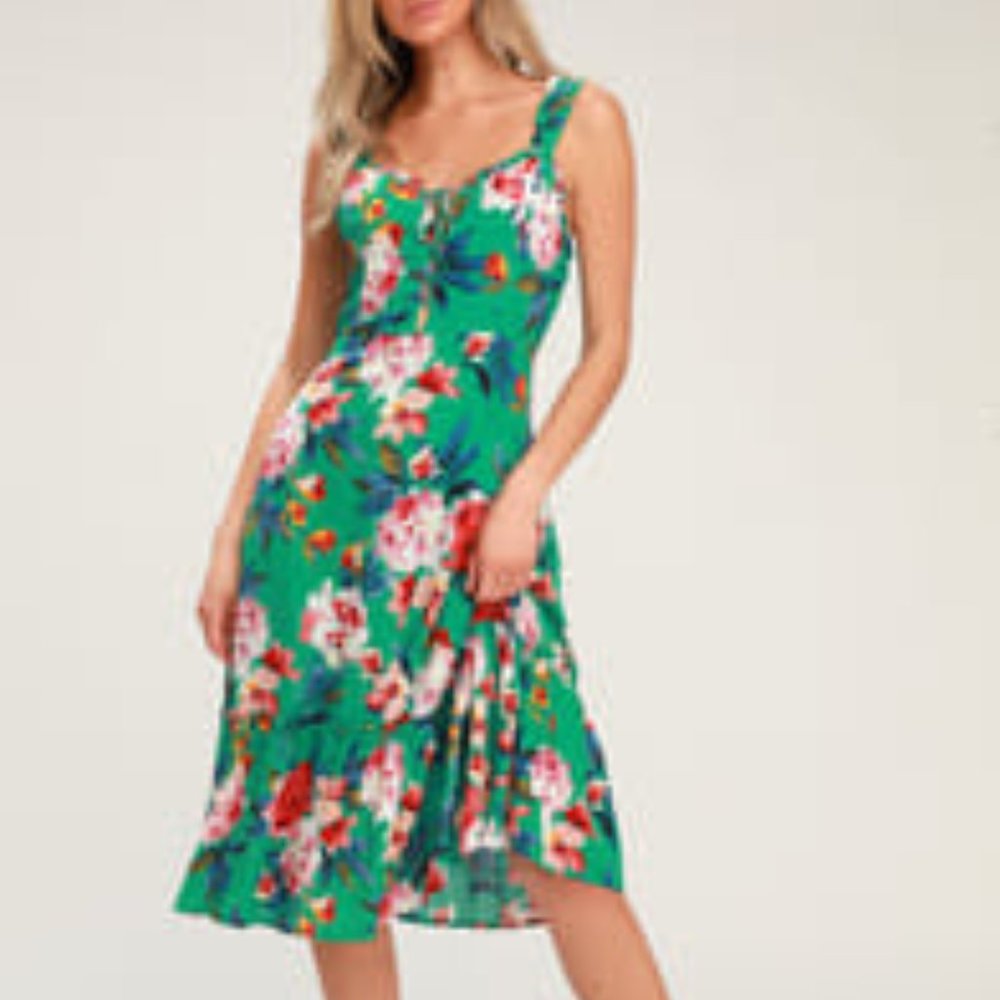 NWT Lulus Floral Dress